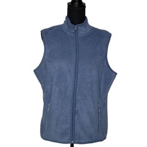 Karen Scott Zeroproof Fleece Vest Sz Petite/Large New WT.